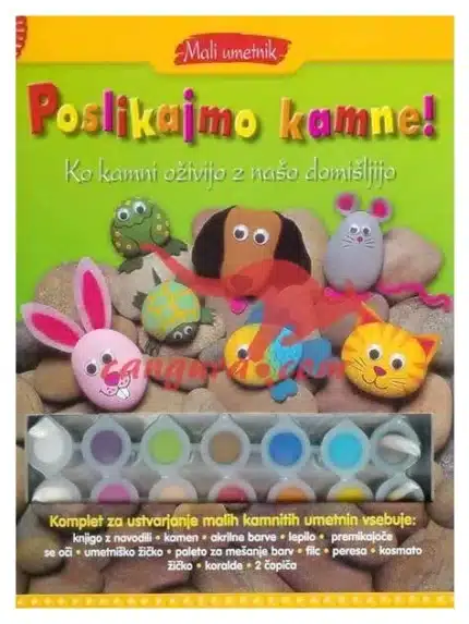 Poslikajmo kamne! - Ko kamni oživijo z našo domišljijo, Knjigarna Cangura