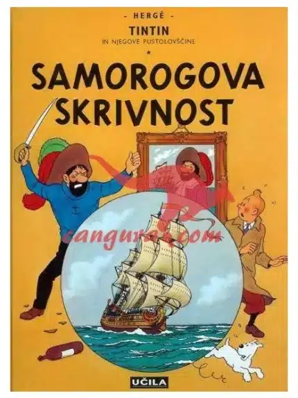 Samorogova skrivnost - Tintin in njegove pustolovščine, Knjigarna Cangura