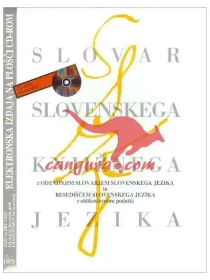 Slovar slovenskega knjižnjega jezika - CD ROM - DZS – DNM, Knjigarna Cangura