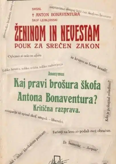 Ženinom in nevestam – Anton Bonaventura Jeglič, Knjigarna Cangura