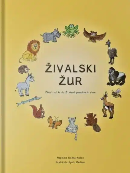 Živalski žur – Nežka Kukec, Knjigarna Cangura