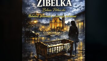 Roman Prazna zibelka Bobana Petkovskega na ozadju nočne Ljubljane